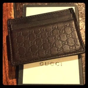 Gucci wallet with money clip